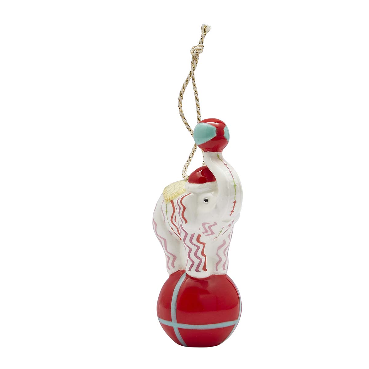 Kit Kemp Rik Rak Elephant Ornament image number null